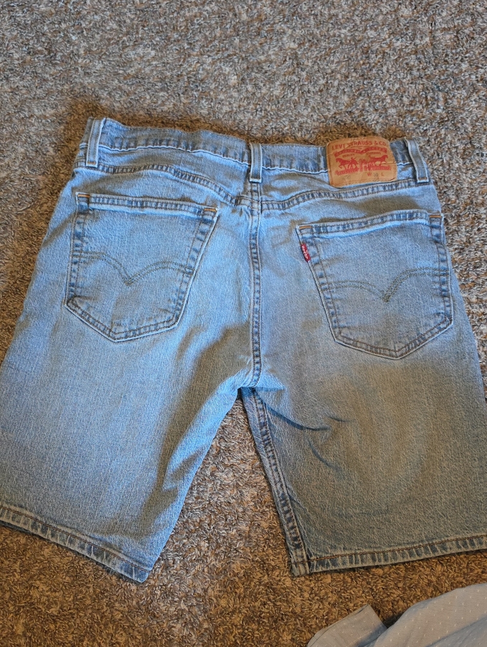 AWESOME LEVIS 405 Levi's Light Blue Men's Denim Shorts